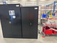 Steel storage cabinet