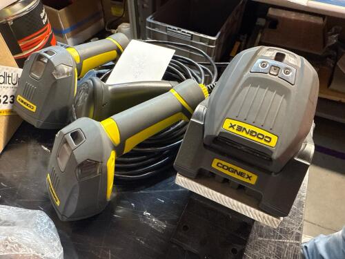 (3) Cognex Handheld Barcode Scanners
