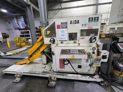 Aida LFM-400R Straightener Feeder, Serial. No. 14320-2188