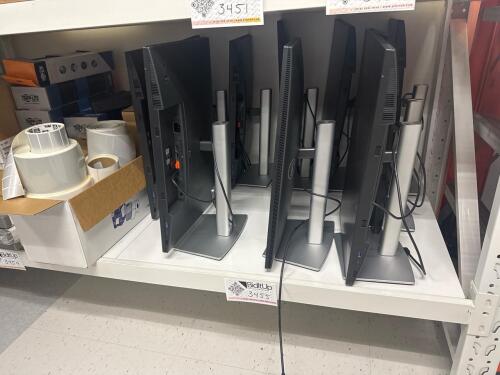 (10) computer monitors