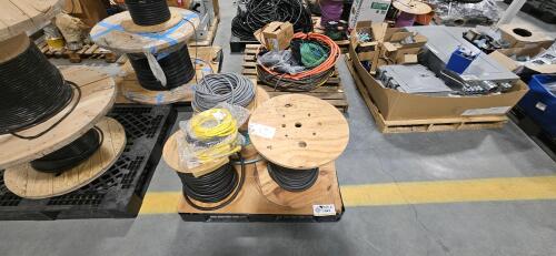 Lot of Assorted Spooled Wiring / Cables