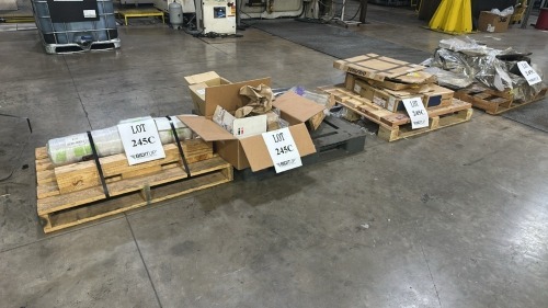 Lot Asst&rsquo;D Parts For Aida Press: Shaft, Drive A 120 21308176, Assy, Bushing/Conrod 41320170/31309991, Nachi Bearings, Disc, C 005. 41308893 Ae#119008, (4 Pallets)