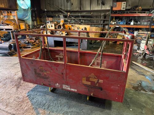 Lifting Technologies 6' x 24" Cantilever Crane Man Lift Basket