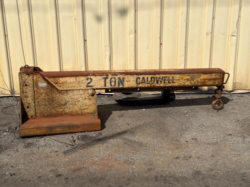 2-Ton Caldwell Boom Crane Attachment