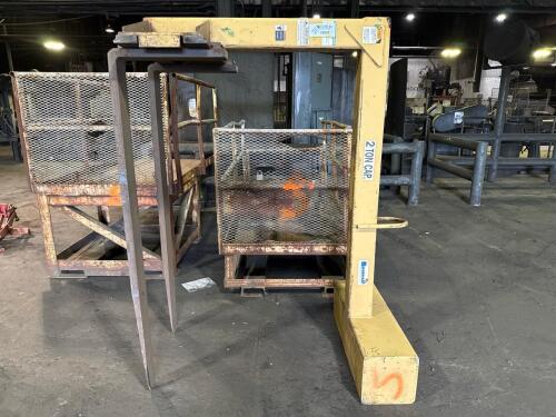 2 Ton Capacity Bushman 901 Fork Lift Attachment