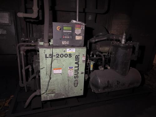 Sullair LS‑200S Rotary Screw Air Compressor