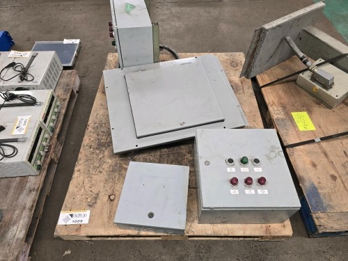 Pallet of Misc. Electrical and Controls Enclosures