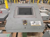 Allen Bradley PanelView Plus 1000 HMI Operator Panel, Enclosure, and Stand