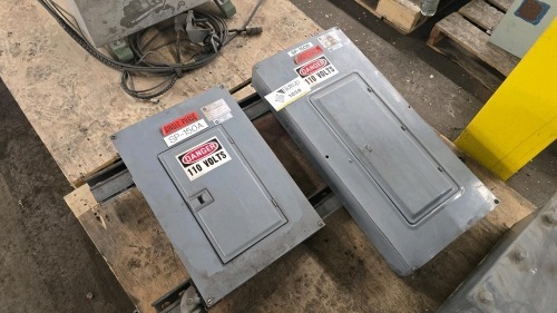 (2) Square D Circuit Breaker Panels