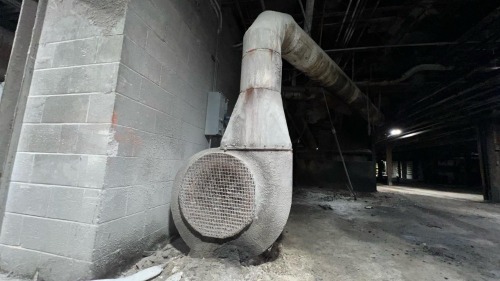 Industrial Dust Collection Blower System w/ Ducting & Square D Disconnect
