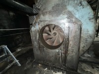 ndustrial Centrifugal Blower System with Electric Motor, Belt Drive, and Ducting Assembly - 5
