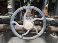 Large Diameter Steam Distribution Manifold with (8) OS&Y Gate Valves, Y-Strainers, and Header Assembly