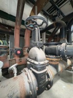 Large Diameter Steam Distribution Manifold with (8) OS&Y Gate Valves, Y-Strainers, and Header Assembly - 9