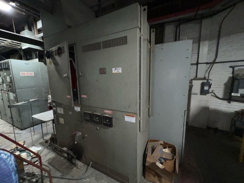 Siemens-Allis / Allis-Chalmers Switchgear Interrupter Switch Type LBS-ST Serial 02-1894-90210 with EM Safuse 600 V-Q Contactor