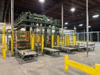 Emmeti MT 554 Automatic Bottom-Infeed Palletizing System with Spiral Conveyor & Complete Material Handling Line (1999) - 3
