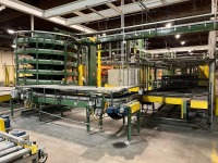 Emmeti MT 554 Automatic Bottom-Infeed Palletizing System with Spiral Conveyor & Complete Material Handling Line (1999) - 8