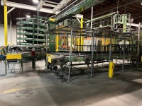 Emmeti MT 554 Automatic Bottom-Infeed Palletizing System with Spiral Conveyor & Complete Material Handling Line (1999) - 9