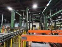 Emmeti MT 554 Automatic Bottom-Infeed Palletizing System with Spiral Conveyor & Complete Material Handling Line (1999) - 25