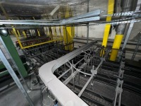 Emmeti MT 554 Automatic Bottom-Infeed Palletizing System with Spiral Conveyor & Complete Material Handling Line (1999) - 30
