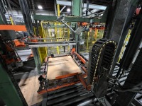 Emmeti MT 554 Automatic Bottom-Infeed Palletizing System with Spiral Conveyor & Complete Material Handling Line (1999) - 42
