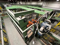 Emmeti MT 554 Automatic Bottom-Infeed Palletizing System with Spiral Conveyor & Complete Material Handling Line (1999) - 76