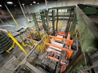 Emmeti MT 554 Automatic Bottom-Infeed Palletizing System with Spiral Conveyor & Complete Material Handling Line (1999) - 81