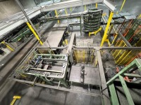 Emmeti MT 554 Automatic Bottom-Infeed Palletizing System with Spiral Conveyor & Complete Material Handling Line (1999) - 82