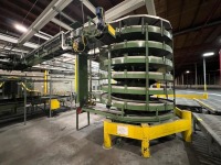 Emmeti MT 554 Automatic Bottom-Infeed Palletizing System with Spiral Conveyor & Complete Material Handling Line (1999) - 85