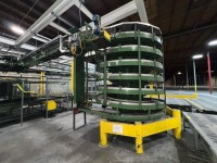 Emmeti MT 554 Automatic Bottom-Infeed Palletizing System with Spiral Conveyor & Complete Material Handling Line (1999) - 86