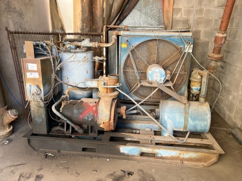 Rotary Screw Air Compressor Package with Receiver Tank & Air-Cooled Aftercooler