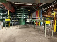 Alliance Industrial Dual Spiral Accumulation Conveyor System with Integrated Conveyor Lines