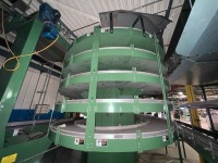 Alliance Industrial Dual Spiral Accumulation Conveyor System with Integrated Conveyor Lines - 2