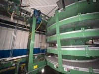 Alliance Industrial Dual Spiral Accumulation Conveyor System with Integrated Conveyor Lines - 22