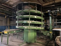 Multi-Level Spiral Conveyor System with Infeed/Discharge Conveyors and Controls