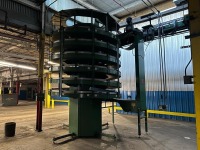 Alliance Industrial Spiral Accumulation Conveyor with Infeed and Overhead Conveyor Integration - 4