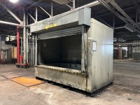 Securall Hazardous Material Storage Building with Roll-Up Fire Door