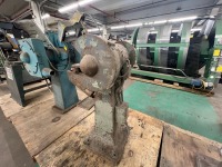 Queen City Pedestal Double-End Bench Grinder / Buffer with Wire Wheel and Allen-Bradley Controls - 11