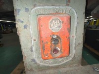 Queen City Pedestal Double-End Bench Grinder / Buffer with Wire Wheel and Allen-Bradley Controls - 13