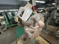 Queen City Pedestal Double-End Bench Grinder / Buffer with Wire Wheel and Allen-Bradley Controls - 16
