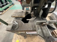 Everett Industries Abrasive Cut-Off Saw Model 16MT Serial D-021 with Vise on Cabinet Base and Extra Abrasive Wheels - 4