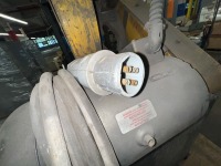 Everett Industries Abrasive Cut-Off Saw Model 16MT Serial D-021 with Vise on Cabinet Base and Extra Abrasive Wheels - 8