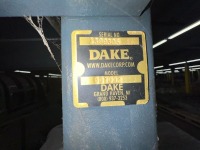 DAKE Hydraulic H-Frame Press Model 907002 Serial 1399305 with Tooling - 5