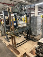 K.R. Wilson Hydraulic Press Model 37FX Serial 2920 75 Ton Capacity Dated 1951 - 3