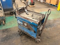 Miller Dialarc 250 AC/DC Arc Welder Serial KE713349 Stock No. 901564 on Casters with Leads and Electrodes - 6