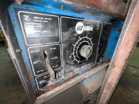 Miller Dialarc 250 AC/DC Arc Welder Serial KE713349 Stock No. 901564 on Casters with Leads and Electrodes - 7