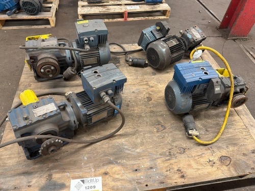 Pallet of SEW-Eurodrive Gear Motors, Helical & Worm Gear Units, MOVIMOT MM07D Inverters