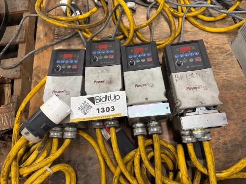 (4) Allen-Bradley PowerFlex 40 Adjustable Frequency AC Drives