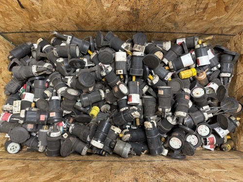Assortment of electrical plugs