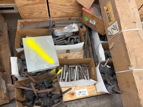 Assorted industrial machine parts and components