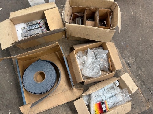 (3) Gas regulators, 2-inch wide roll of vinyl strapping, Cibite AG EP-Power-Supply Remote / V3, & 3M Cold Shrink QT-II Termination Kit